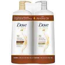 Dove Anti Frizz Oil Therapy Shampoo And Conditioner 40 Fl. Oz.