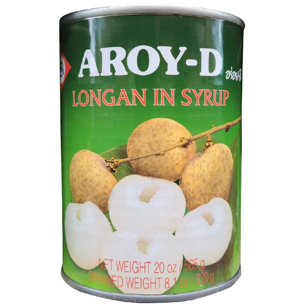 AROY D Longan In Syrup 20 OZ