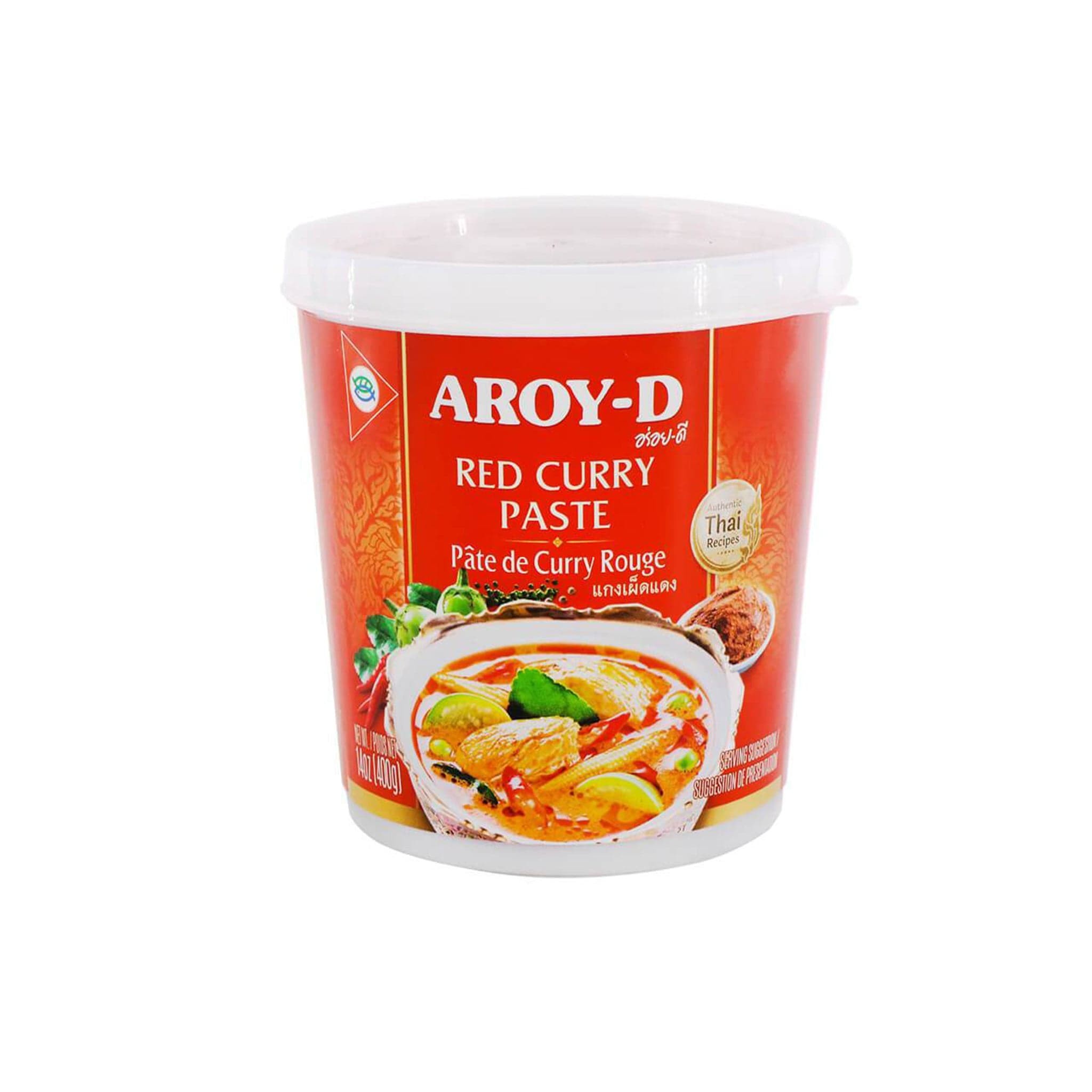 Aroy D Red Curry Paste 400 GM