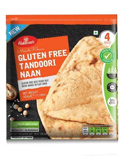 Haldiram Gulten Free Tandoori Naan