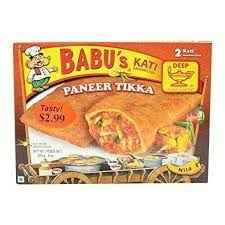 Deep Babus Kati Roll Paneer Tikka