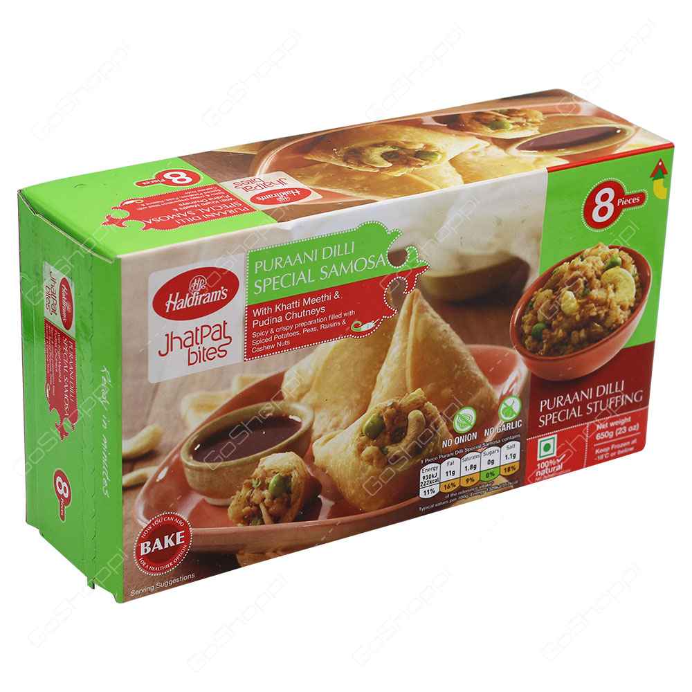 Haldirams Purani Dilli Special Samosa (8 Pieces)