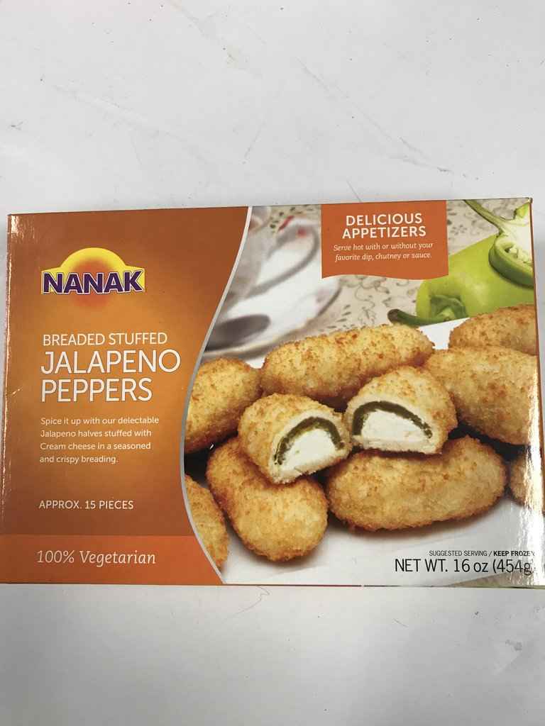 Nanak Jalapeno Peppers 100% Vegetarian (15 Pieces)