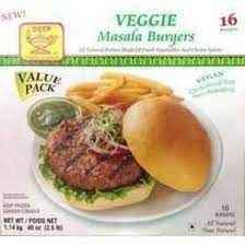 Deep Veggie Masala Burgers (16 Pieces)
