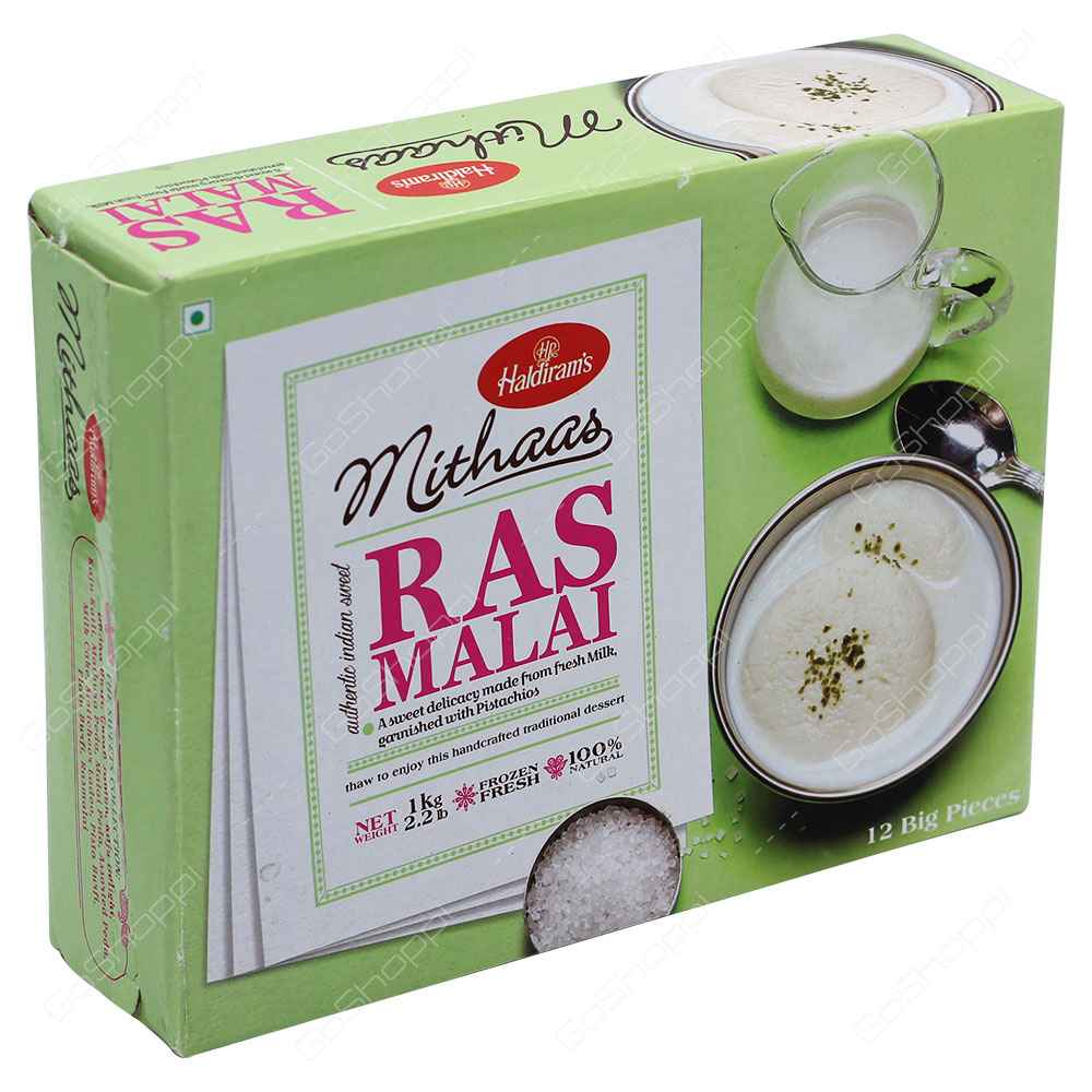 Haldirams Mithas Rasmalai (12 Pieces)
