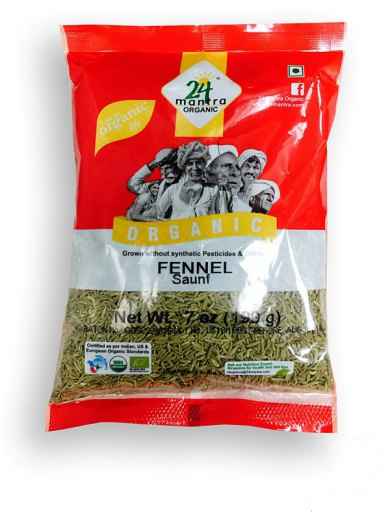 24 Mantra Organic Fennel Seeds