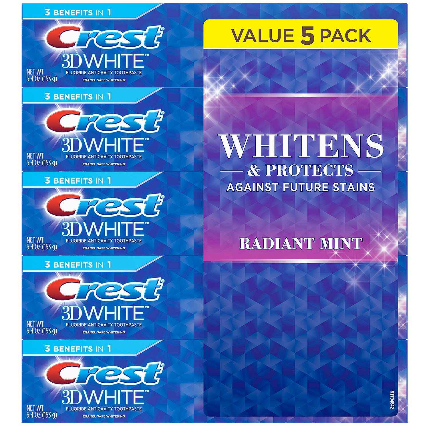 Crest 3d White Toothpaste Radiant Mint