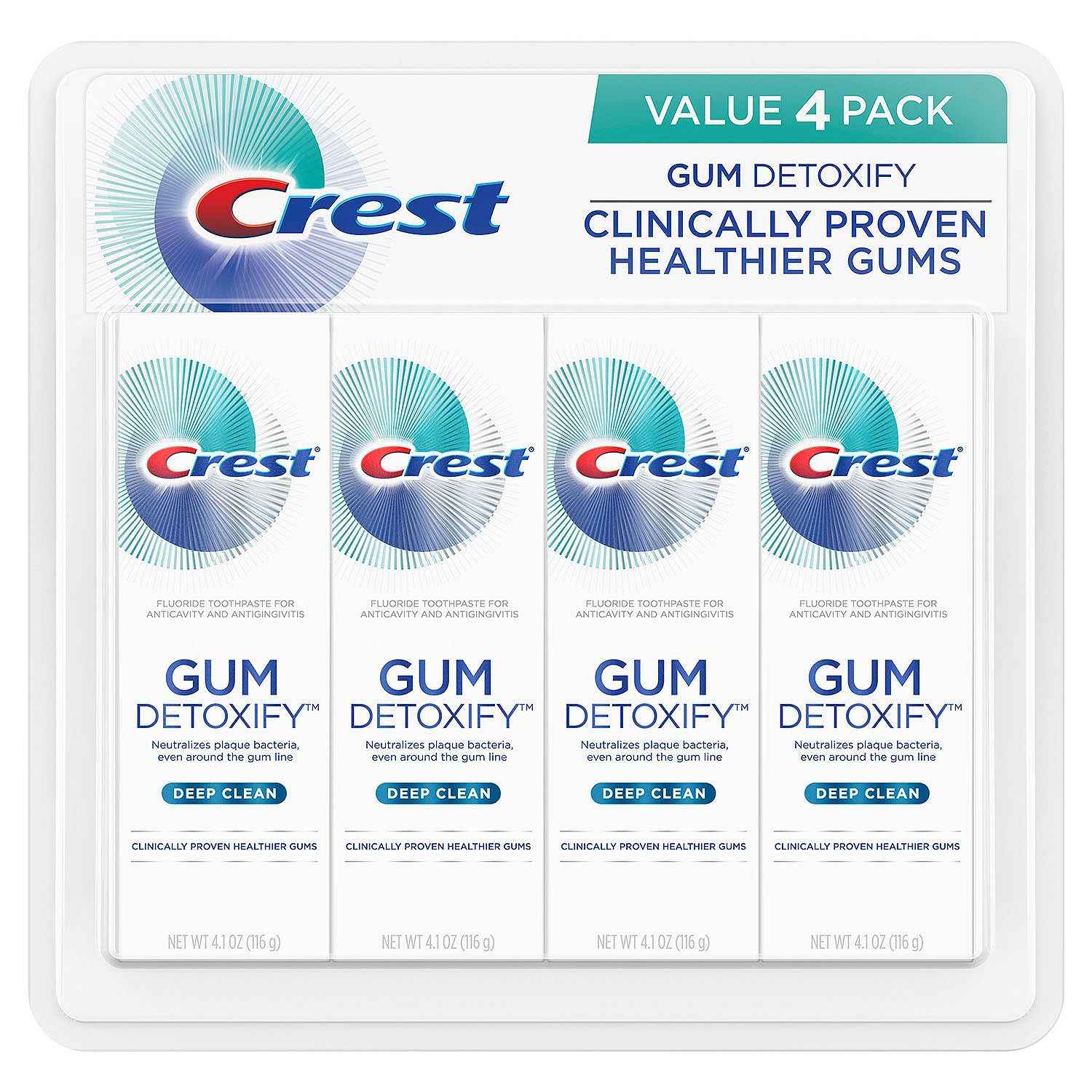 Crest Gum Detoxify Toothpaste Deep Clean