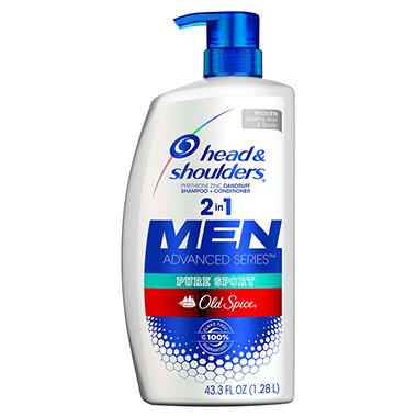 Head And Shoulders Men 2 In 1 Dandruff Shampoo And Conditioner  Old Spice Pure Sport