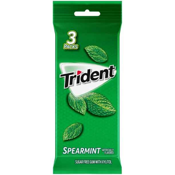 Trident Spearmint 3 Pack
