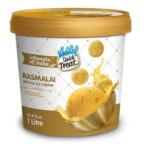 Vadilal Rasmalai Mithai Ice Cream