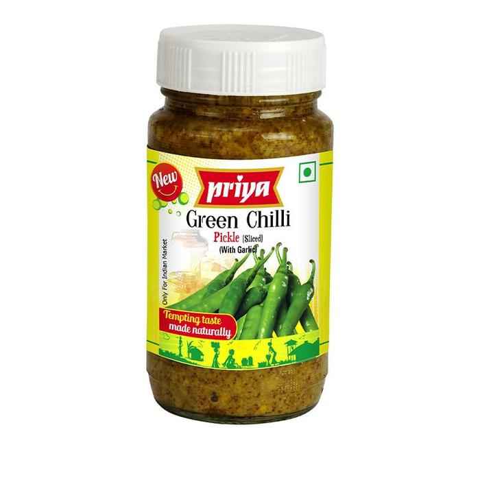 Priya Pickle Green Chilli