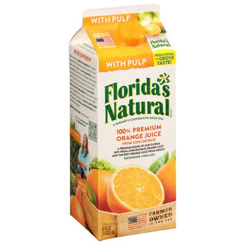 FLORIDAS NATURAL SOME PULP OJ            52 OZ