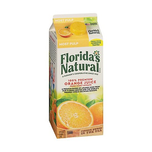 FLORIDAS NATURAL MOST PULP OJ 52 OZ