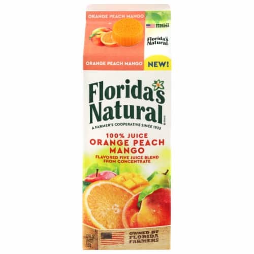 FLORIDAS NATURAL ORANGE PEACH MANGO 52 OZ