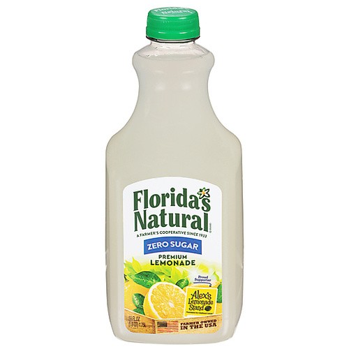 FLORIDA NATURAL LEMONADE ZERO SUGAR      59 OZ