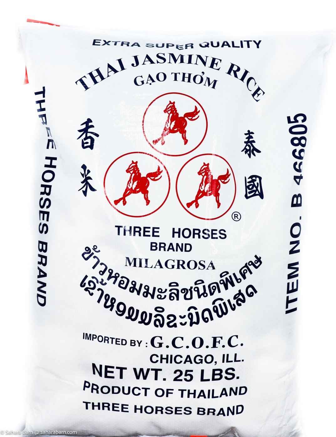 THREE HORSES JASMINE RICE