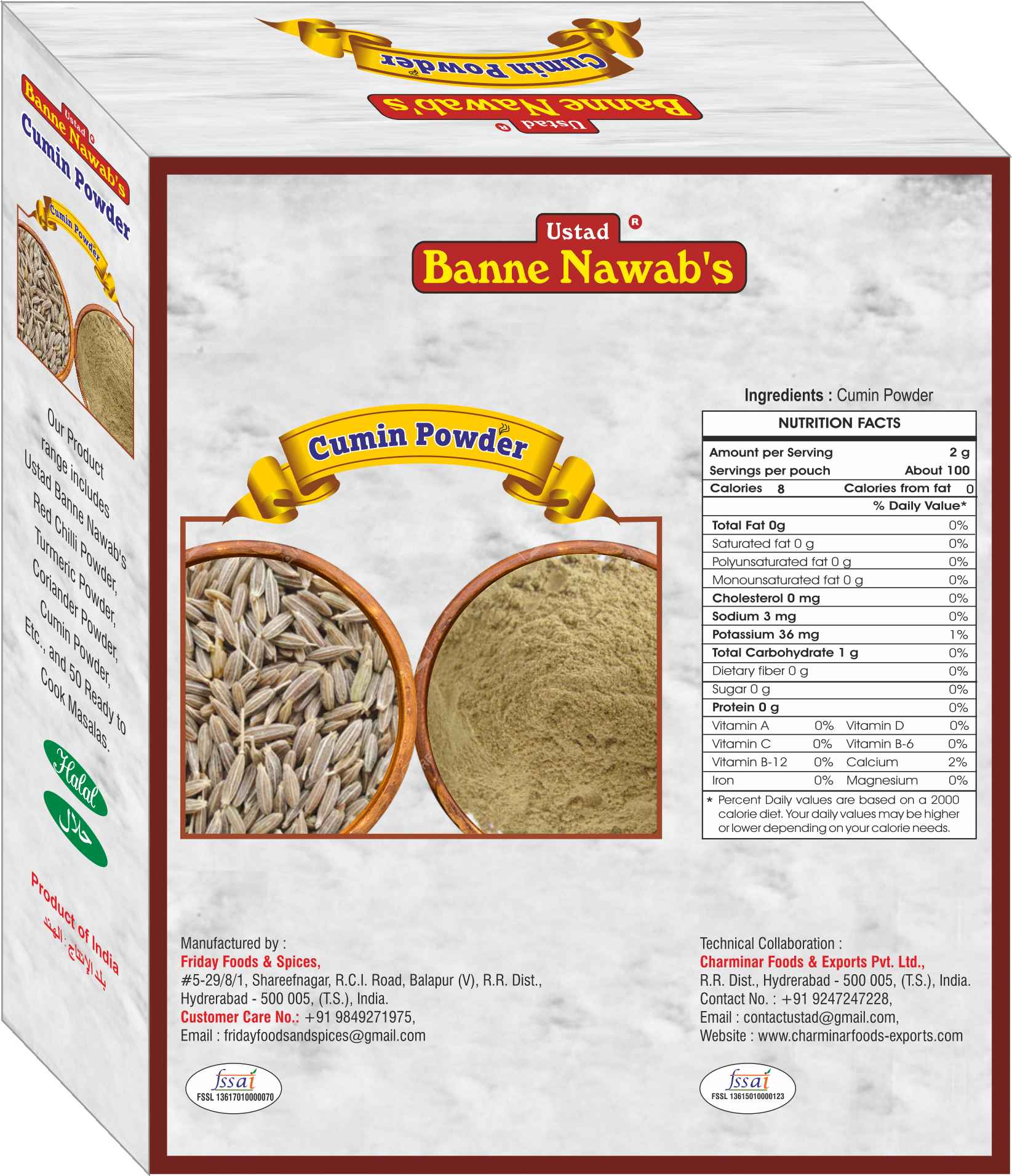 Banne Nawabs Cumin Powder