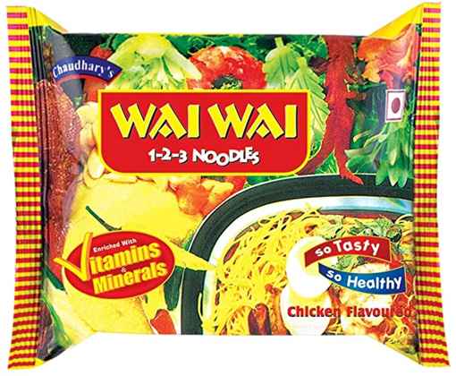WAI WAI CHICKEN NOODLES