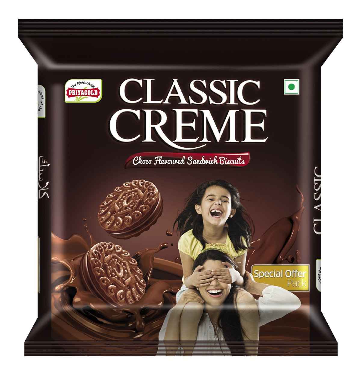 Priyagold Classic Creme Choco Flavoured Sandwich Biscuits