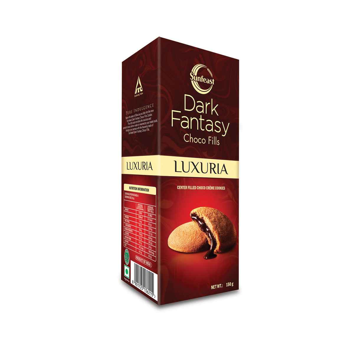 SUNFEAST DARK FANTASY CHOCO FILL LUXURIA COOKIES