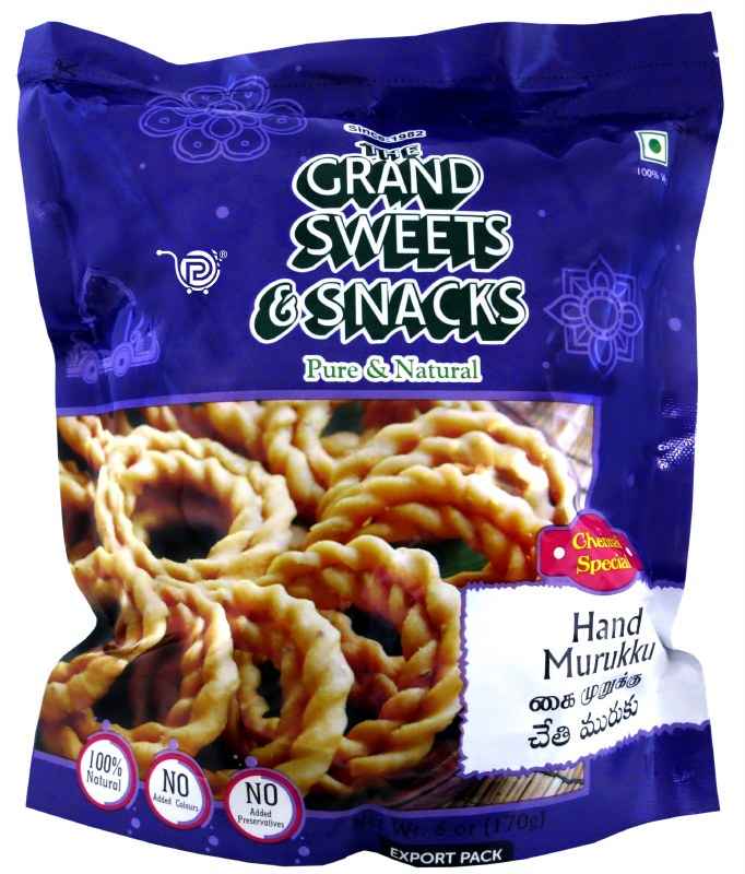 GRAND SWEETS And SNACKS HAND MURUKU