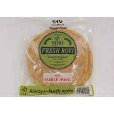 Shri Fresh Whole Wheat Roti Small