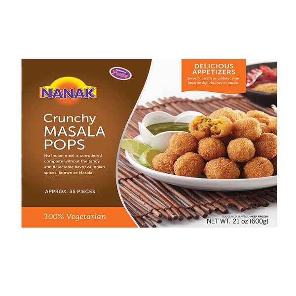 Nanak Crunchy Masala Pops 100% Vegetarian (35 Pieces)
