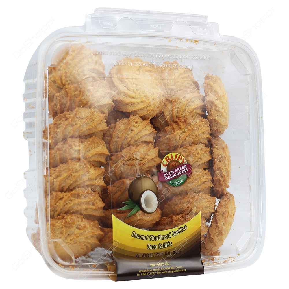Crispy Coconut Short Bread Cookies