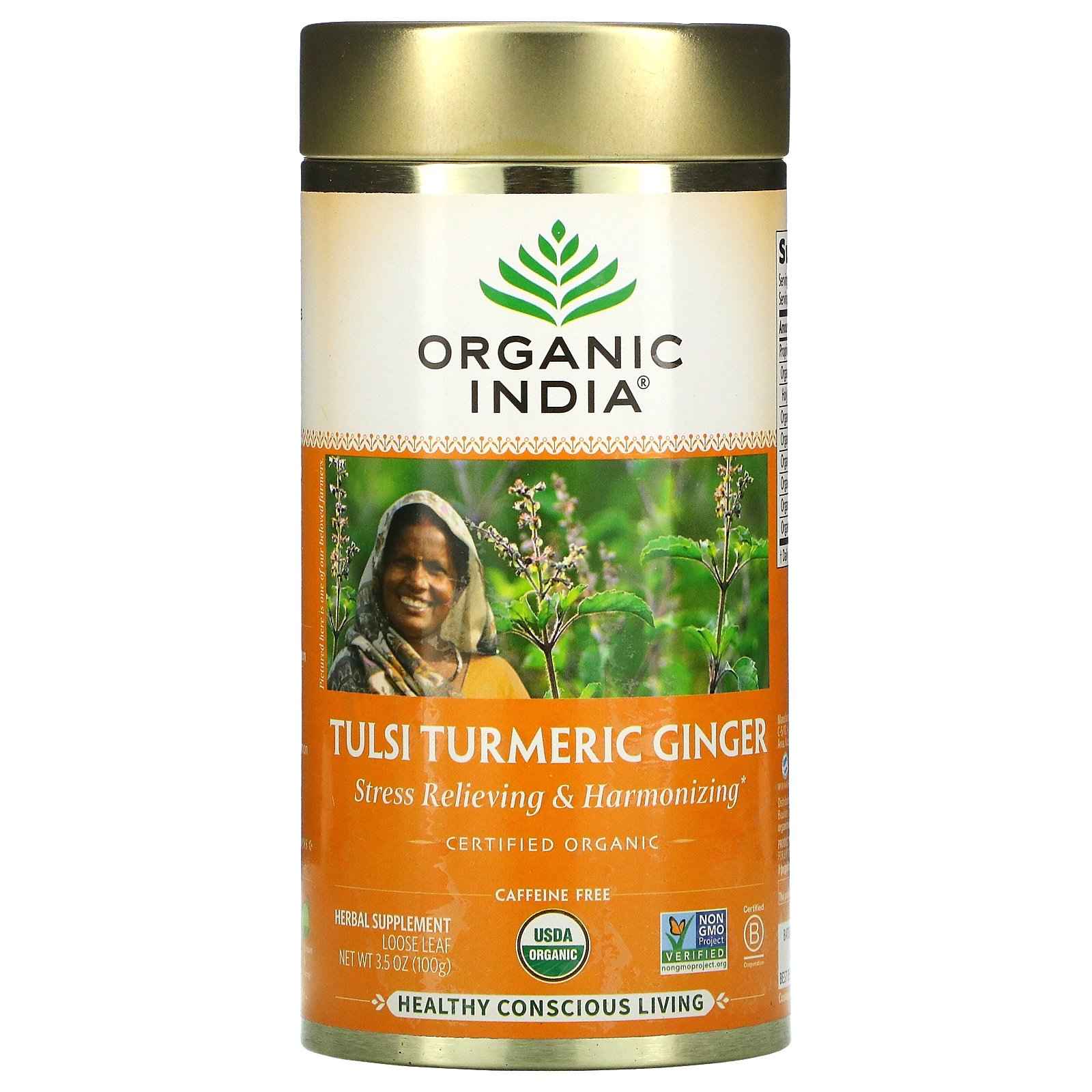 Organic India Tea(Tulsi Termuric Ginger)