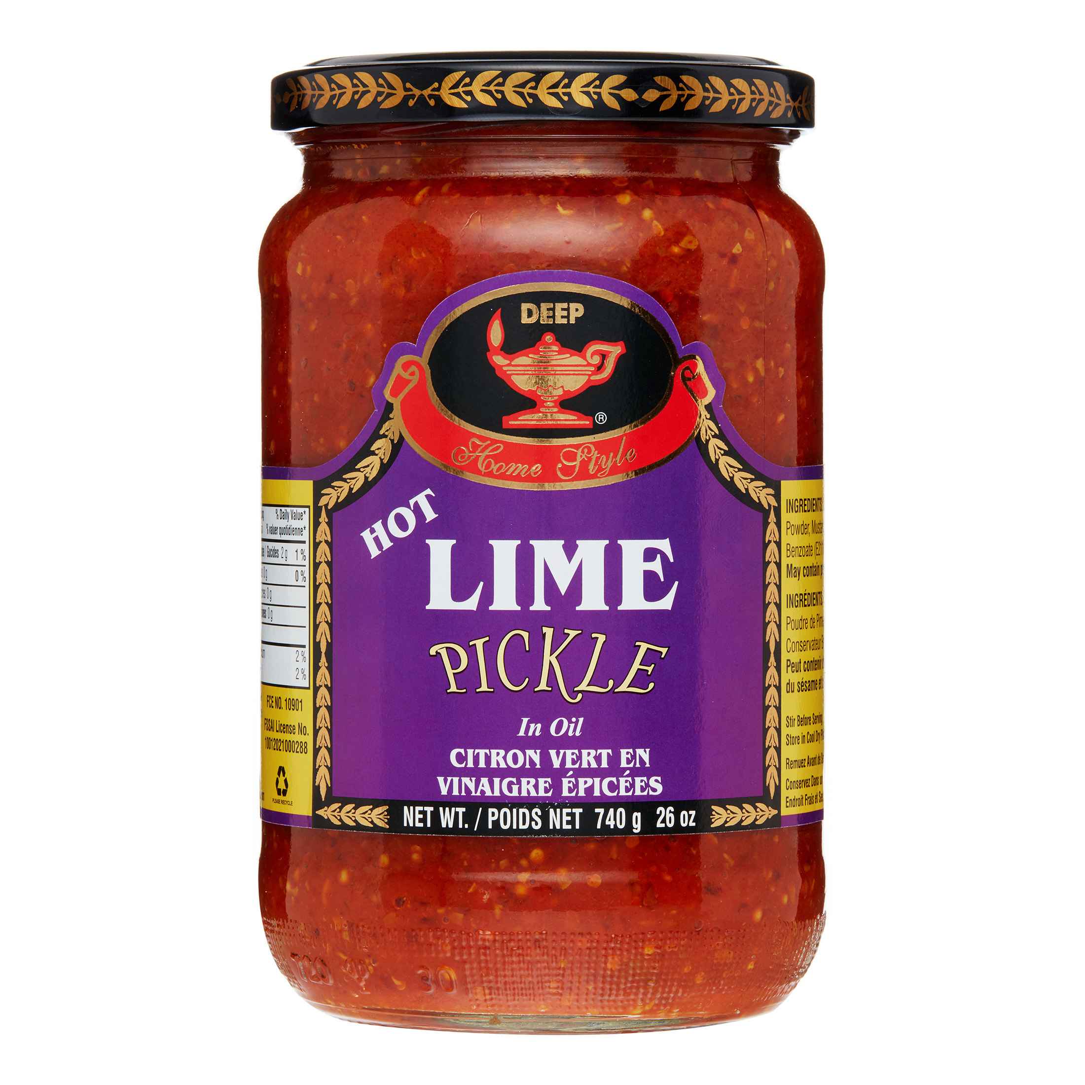 Deep Hot Lime Pickle