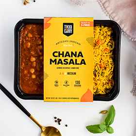 Chana Masala With Lemon Rice