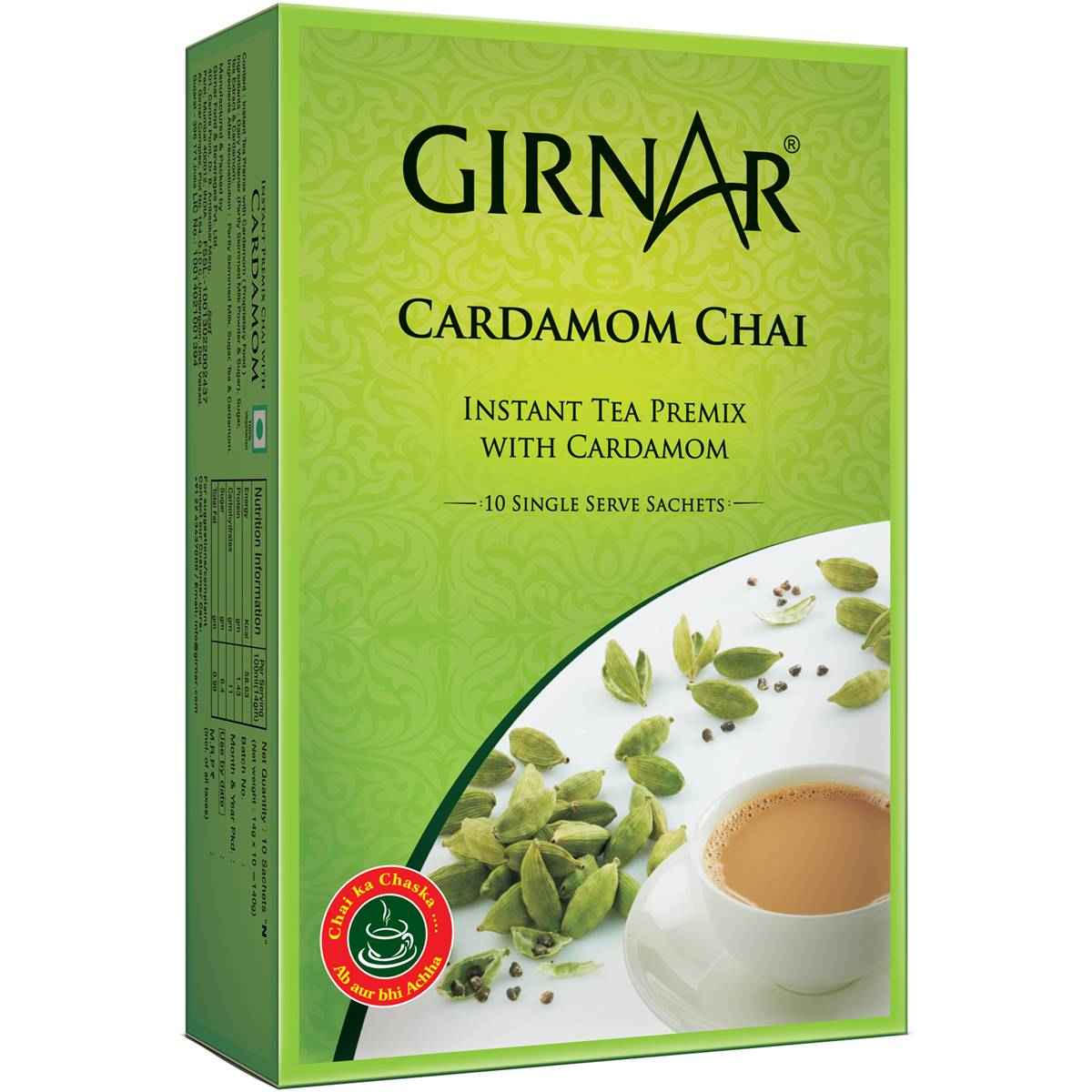 Girnar Cardamom Chai Reduce Sugar