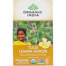Organic India Tea(Tulsi Lemon Ginger)
