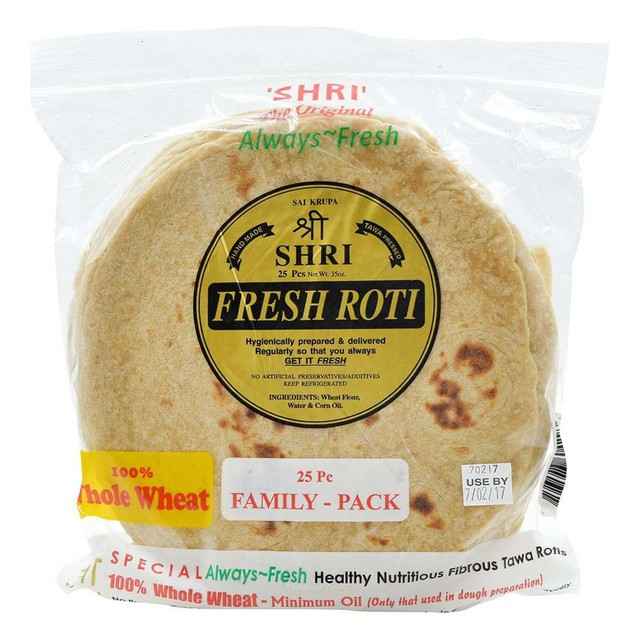 Fresh Roti Whole Wheat Shri