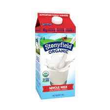STONYFIELD ORGANIC MILK HALF GALON