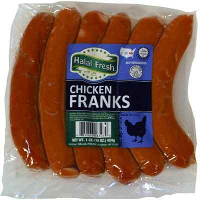 HALAL FRESH CHICKEN FRANKS