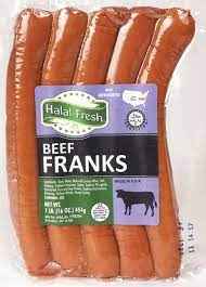 HALAL FRESH BEEF FRANKS