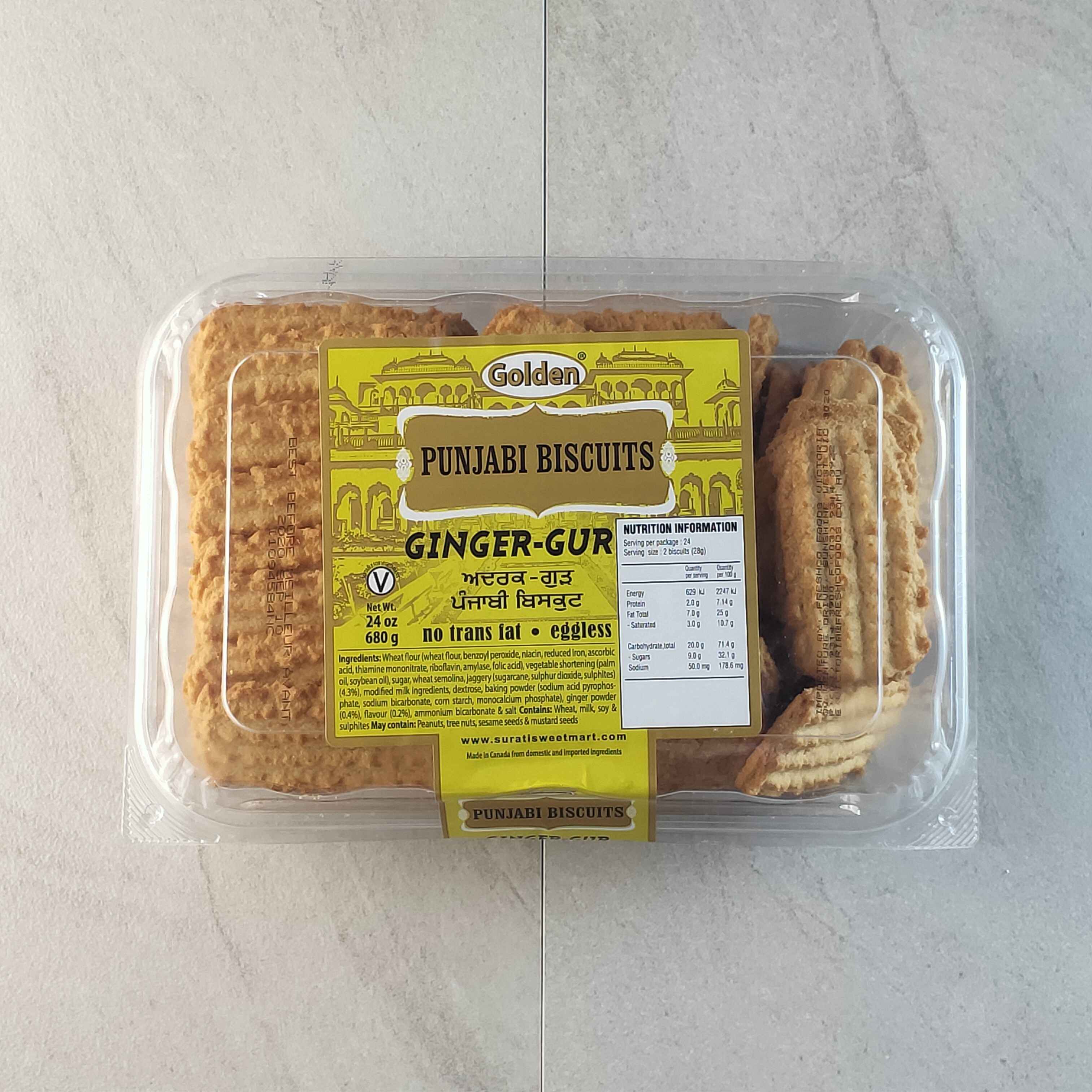 GOLDEN PUNJABI GINGER GUR BISCUITS