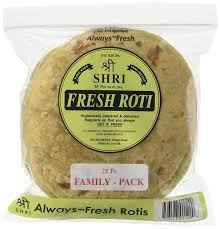 Shri Fresh Whole Wheat Roti Small