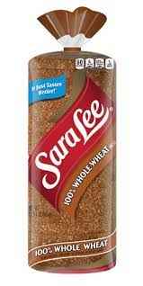 100%WHOLE WHEAT BREAD SARALEE