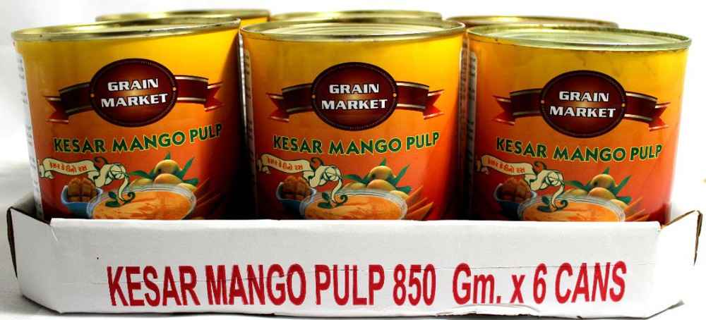 KESAR MANGO PULP GRAIN MARKET CASE 850 Gm