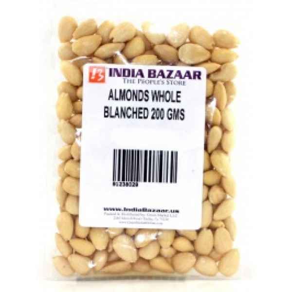 ALMONDS WHOLE BLANCHED INDIA BAZAAR