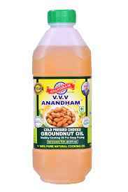 COLD PRESSED CHEKKU GROUNDNUT OIL V.V.V. ANANDHAM