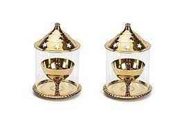 BRASS AKHAND DIYA W/O COVER No 2
