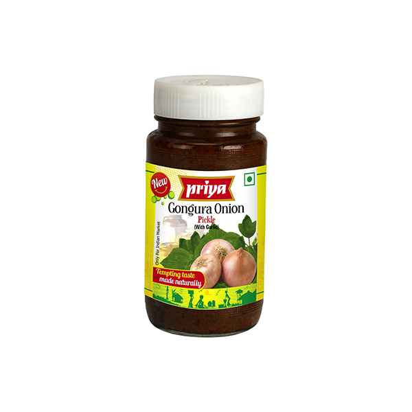GONGURA ONION PICKLE W/ GARLIC PRIYA
