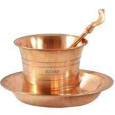 COPPER PANCHPATRA SET TWISHA