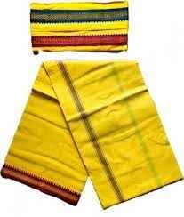 YELLOW DHOTI PATAKA INDIA BAZAAR