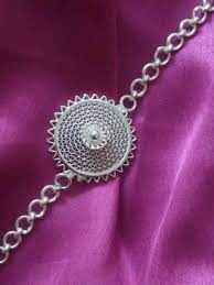 SILVER(METAL) RAKHI