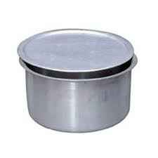 ALUMINIUM TAPELA W/ LID INDIA BAZAAR No35
